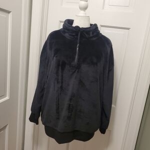 Secret Treasures Black Plush Pullover Size 2X, Casual, soft,, comfy
